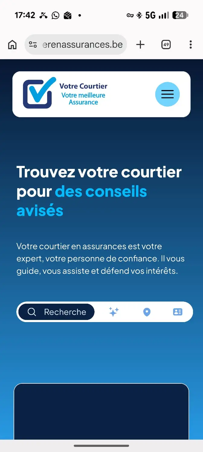 Aperçu mobile Votre Courtier