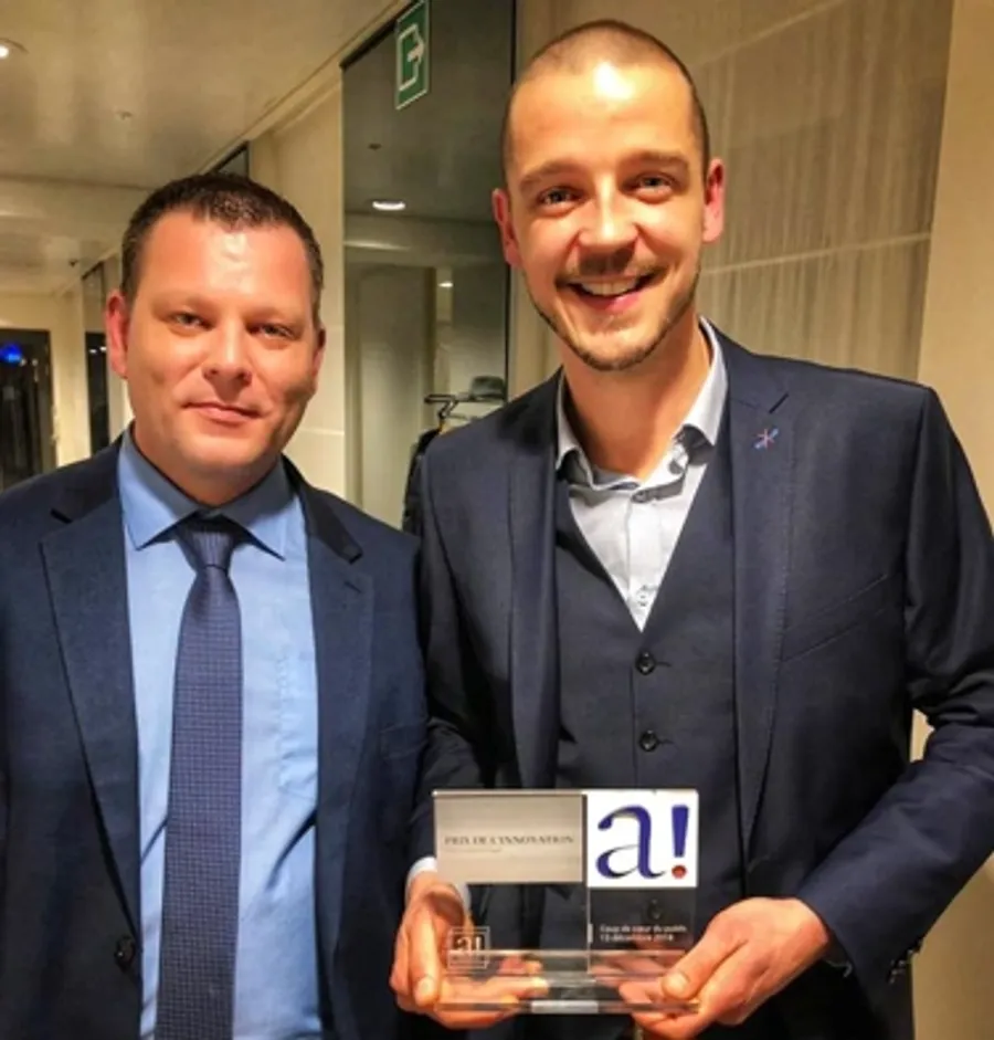 Jean Marot et Raphaël Marot reçoivent le prix de l’innovation d’avocats.be