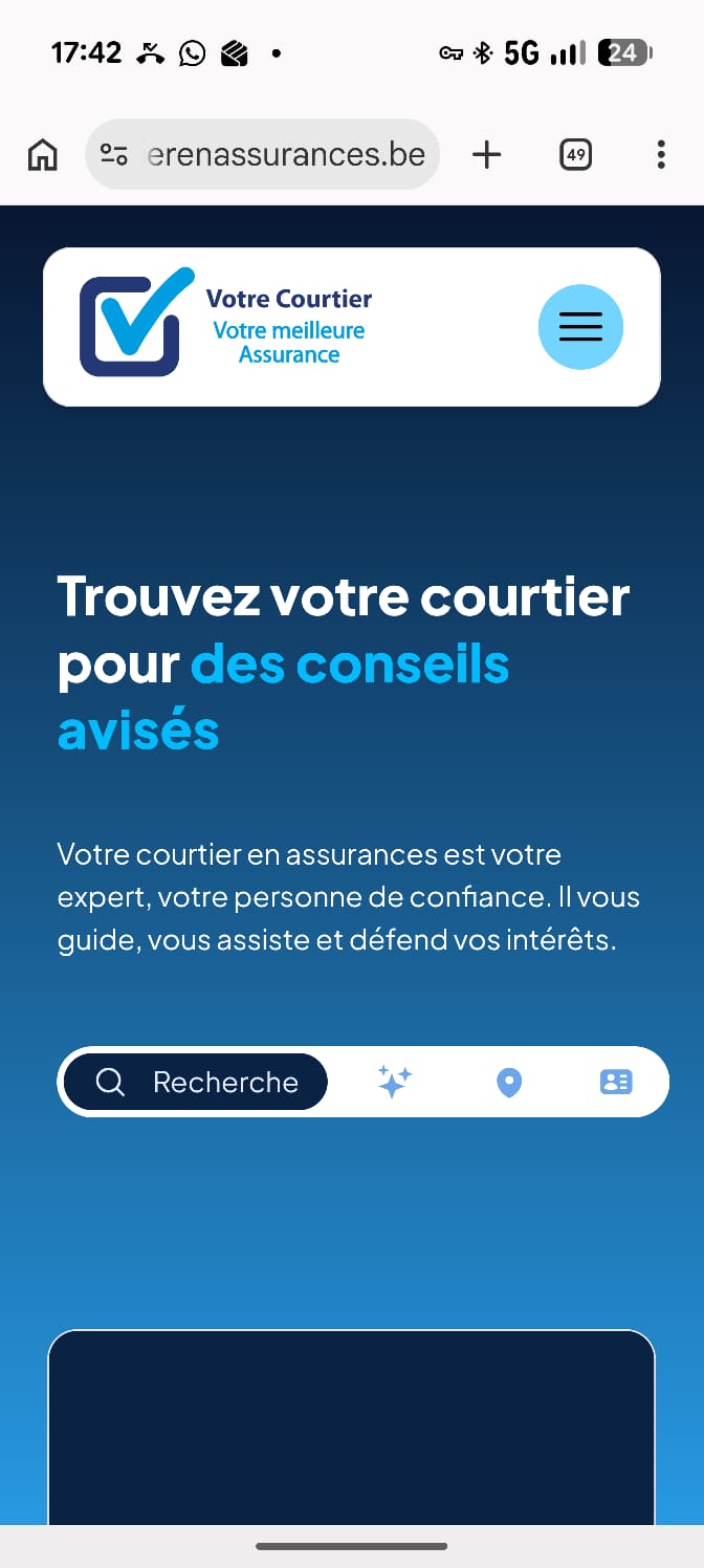 Aperçu mobile Votre Courtier