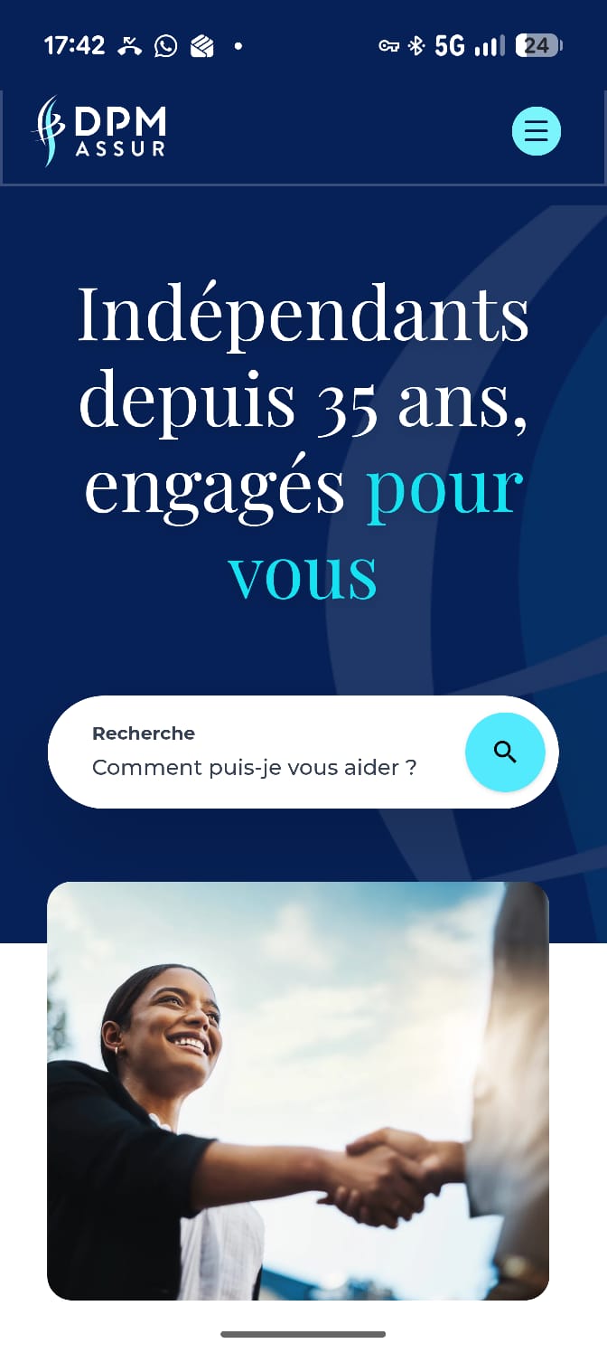 Aperçu mobile Recherche courtier